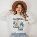 Retro California Sweatshirt Gold Coast Crewneck Beach Sweatshirt Travel Lover Sweatshirt California Gift Vacation Sweatshirt Sweatshirt – Aesthetic Look · Top Pick For Any Outfit