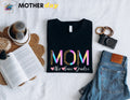 Gift For New Mom Custom Mama Shirt with Kid Name Personalized Mom Shirts Mother and Child Matching Shirt Mommy and Me Custom Tees Tees Graphic Tee – Everyday Comfort · High-Quality Print