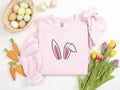 Bunny Girl Embroidered SweatshirtBunny SweatEmbroidery SweatshirtEaster SweatEaster GiftHappy Easter Embroidery Sweatshirt Sweatshirt – Easygoing Wear · Trending Graphic Apparel