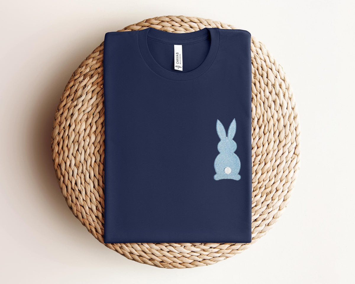 Bunny Boy Embroidered ShirtBunny SweatEmbroidery SweatshirtEaster SweatEaster GiftHappy Easter Embroidery Sweatshirt Sweatshirt – Premium Graphic · High-Quality Print