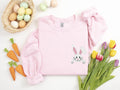 Easter Bunny Face Embroidered ShirtBunny SweatEmbroidery SweatshirtEaster SweatEaster GiftHappy Easter Embroidery Sweatshirt Sweatshirt – Aesthetic Look · Great Gift For Fans