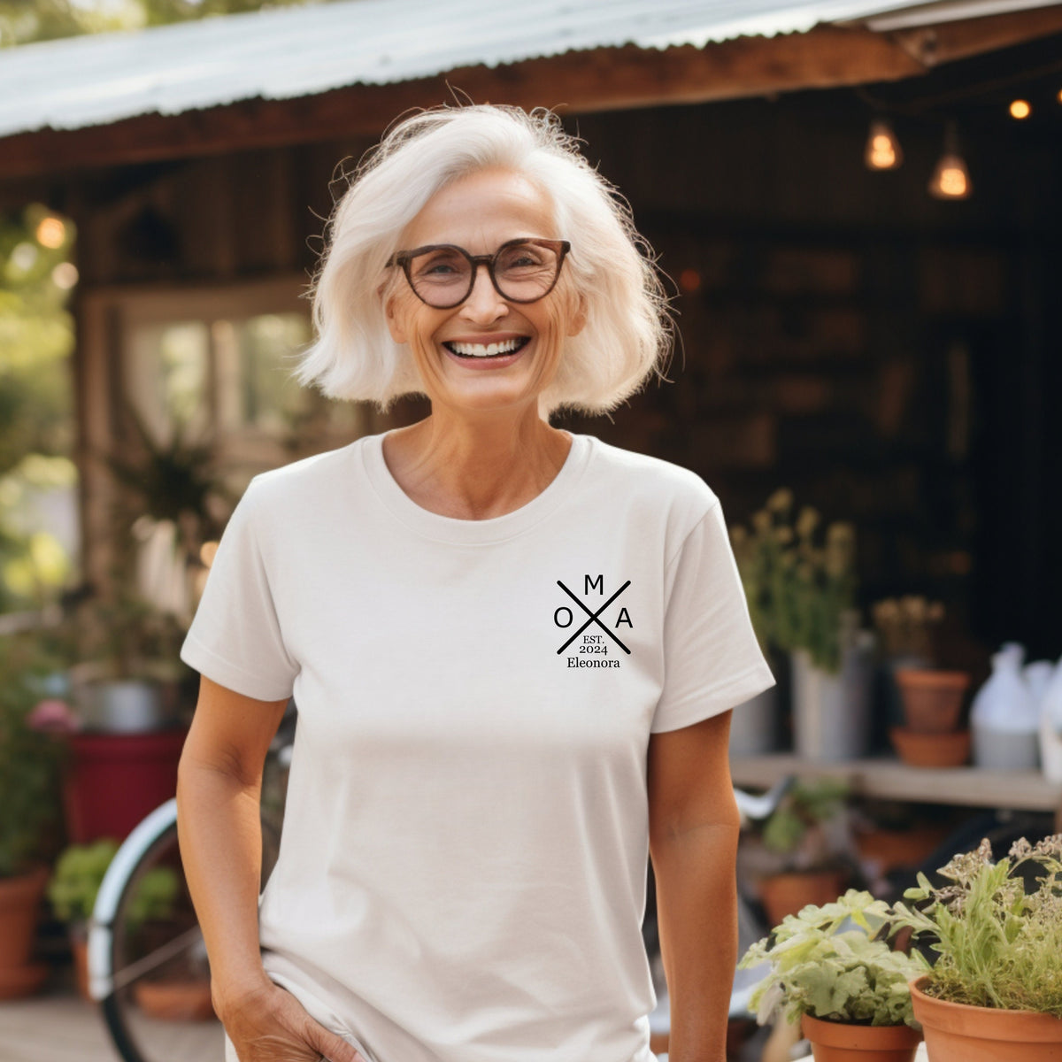 FamilienschtzeOma und Opa EditionPersonalisiertes Enkelkind Tribut T ShirtOma und Opa GeschenkideeOma und Opa 2024Groeltern 2025 Graphic Tee – Premium Graphic · Perfect For Daily Wear