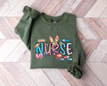 Easter Nurse Sweatshirts Bunny Nurse Sweatshirt Easter Day Nurse Sweatshirts Easter Nurse Gift Nurse Bunny Sweatshirt Funny Nurse Shirt Sweatshirt – Cozy Vibes · Top Pick For Any Outfit