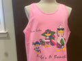 Vintage 9039s Keuka Lake Beach Pink Tank Top Size XL Tank Top – Aesthetic Look · Must-Have Style