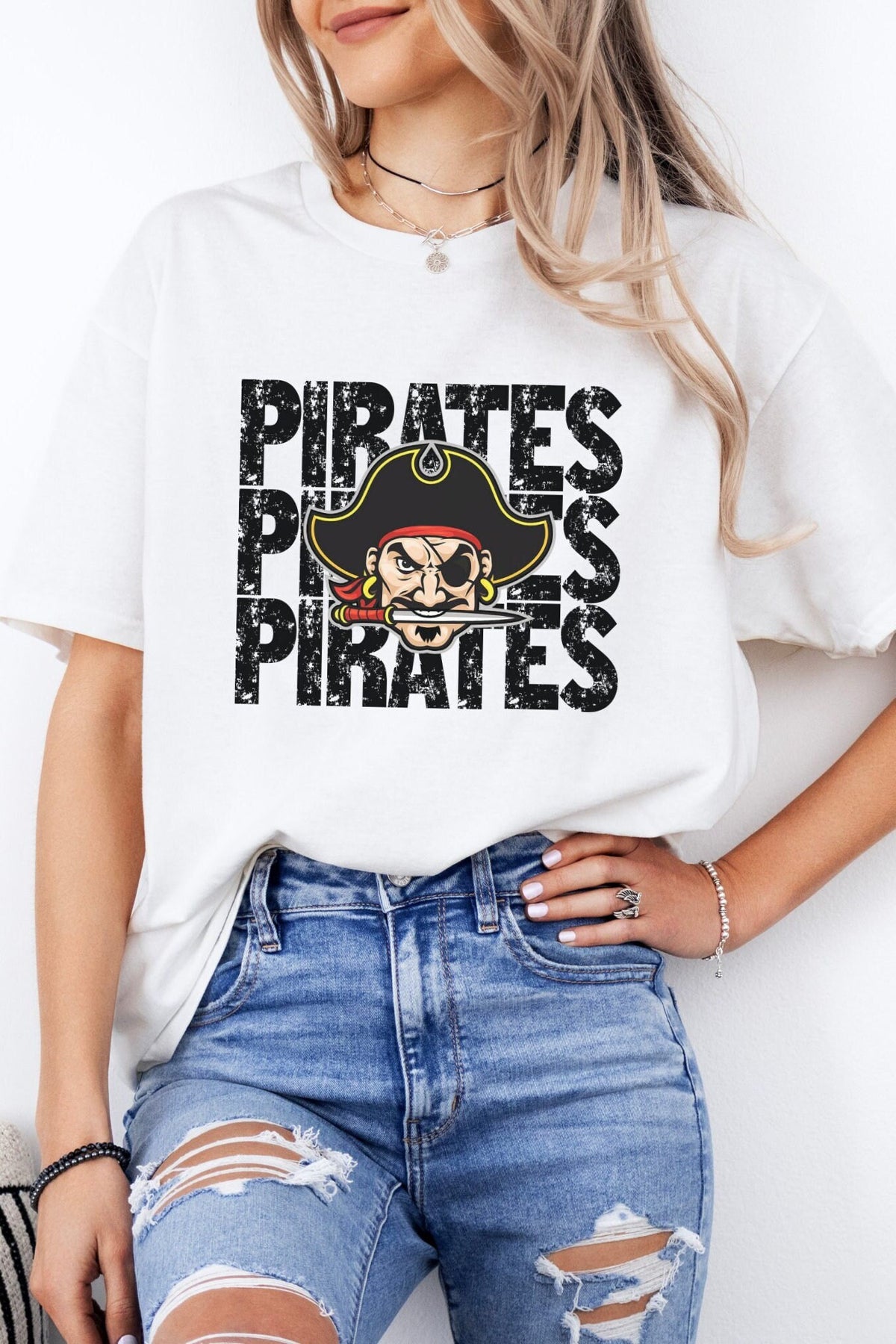 Pirates Shirt Soccer Sports T Shirt For Pirates Sweatshirt for Soccer Moms Soccer Team Pirates School Team Spirit All Sports Team Hoodie Hoodie – Warm & Stylish · Great Gift For Fans