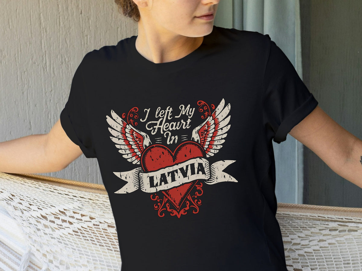 Latvian shirt Half Latvia shirt Latvia Flag shirt Express delivery Latvian Tshirt Shirt gift for latvian Latvia Heart shirt Latvian gifts Graphic Tee – Cozy Vibes · Top Pick For Any Outfit