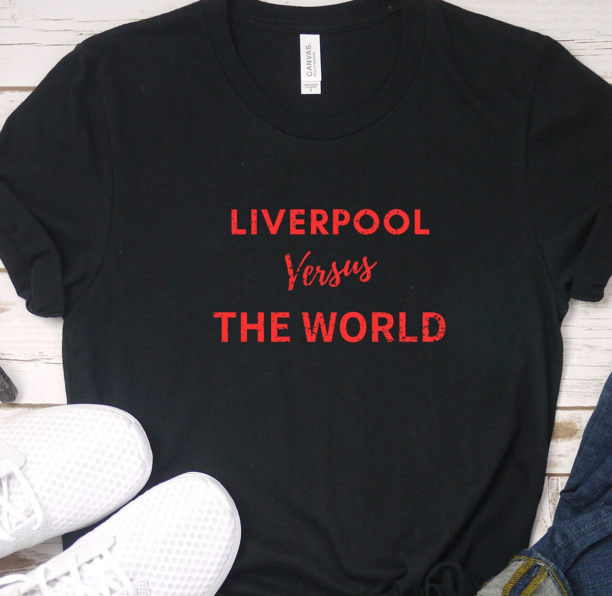 Liverpool Versus The World Fan Shirt Funny Reds Tee Liverpool Supporter T shirt YNWA Unisex Short Sleeved Shirt Graphic Tee – Cozy Vibes · Top Pick For Any Outfit