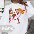 Adult Chiefs Sweatshirt Gildan Brand Kansas City Football Game Day Outfit Oversized Gift Mens Back Front Design Touchdown Sweatshirt – Fan Favorite · Trending Graphic Apparel