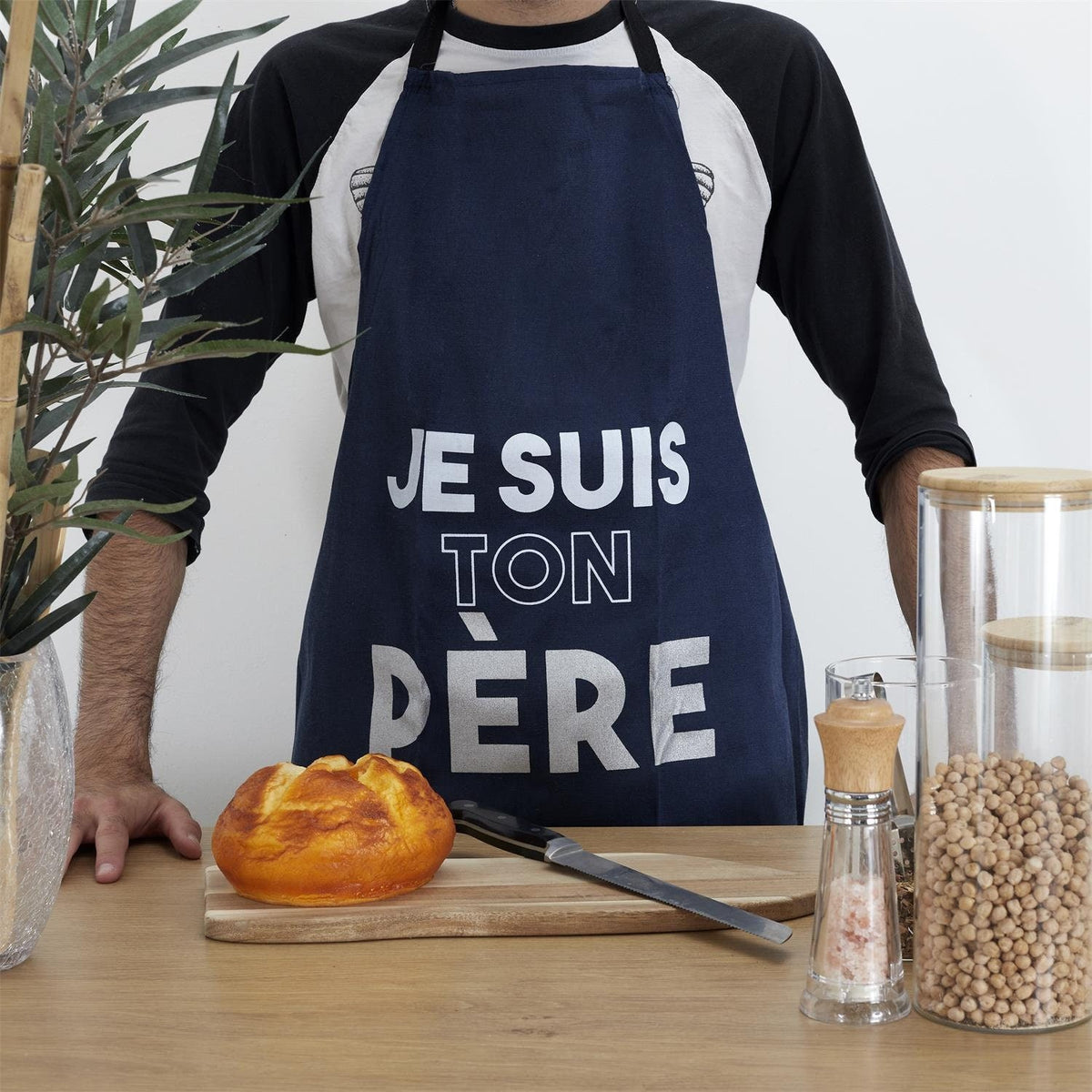 Tablier cadeau papa quotMeilleur papa de la Galaxiequot quotJe suis ton prequot Graphic Tee – Aesthetic Look · High-Quality Print