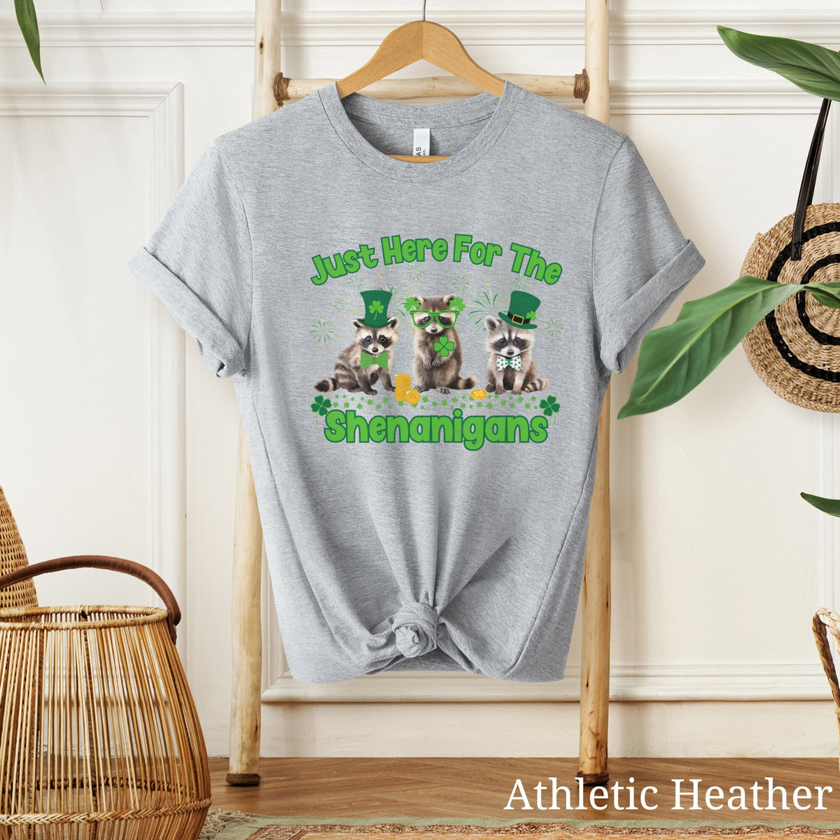 Raccoon Shirt St Patricks Day Raccoon Shirt Funny Raccoon Shirt St Pattys Day Shirt Trash Panda Shirt Raccoon Gift Funny Raccoon Tee Graphic Tee – Premium Graphic · Perfect For Daily Wear