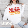 Digital Download PNG Chiefs Champs 2024 Kansas City Football Championship Print File KC World Champs Red and Yellow Graphic Tee – Aesthetic Look · Great Gift For Fans