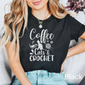 Crochet Shirt Cat Mom Shirt Coffee Shirt Crochet Gift Crochet Lover Shirt Crocheting Gift Gift For Crafter Yarn Lover Tee Graphic Tee – Bold Style · Trending Graphic Apparel