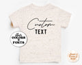 Personalized Natural Kids Shirt Custom Toddler T Shirt Retro Custom Toddler Shirt Custom Baby Bodysuit Custom Name Baby Outfit Graphic Tee – Cozy Vibes · High-Quality Print