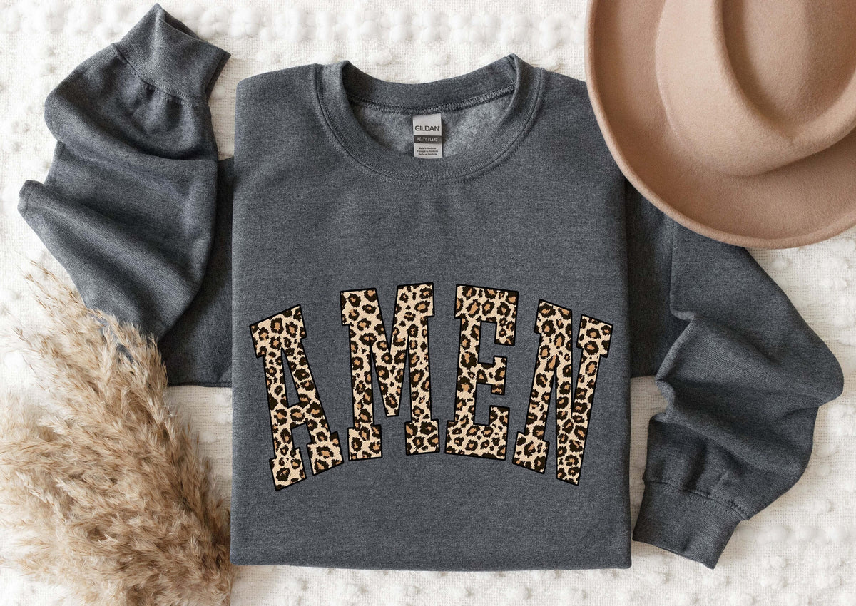 Amen Easter Sweatshirt Jesus Easter Shirt Amen Varsity Shirt Floral Amen Shirt Easter Christian Shirt Easter Varsity Cute Easter Gift Sweatshirt – Premium Graphic · Great Gift For Fans