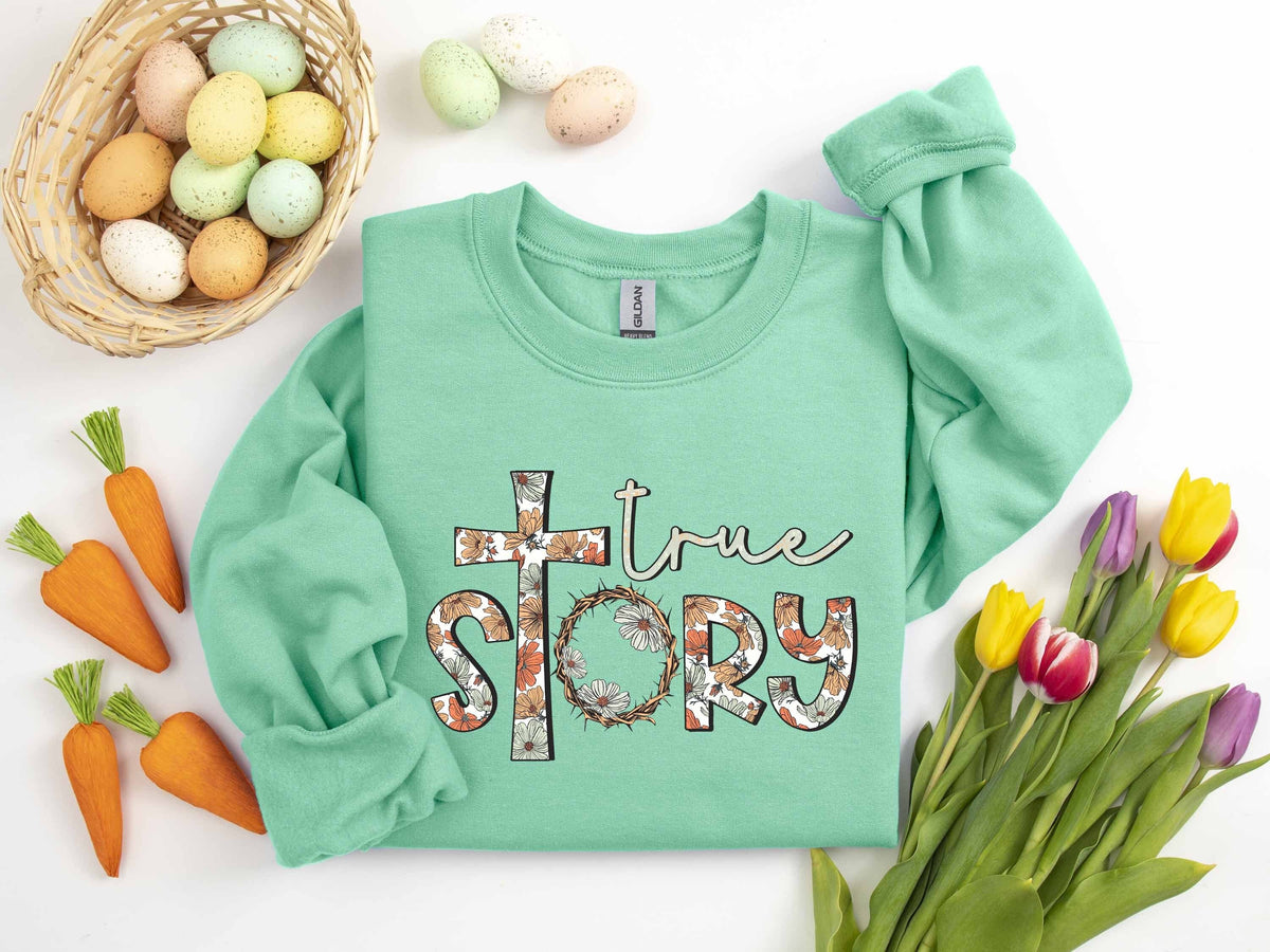 True Story Easter ShirtChristian Easter ShirtEaster Shirt For WomanEaster is for Jesus ShirtEaster ShirtEaster Family ShirtWomens Tee Graphic Tee – Everyday Comfort · Perfect For Daily Wear