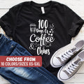100 Days of School Shirt Teacher Gift Teacher shirt Teacher Graphic Tees Teacher Appreciation Gift 100 Days Of Coffee And Chaos TShirt Graphic Tee – Aesthetic Look · Must-Have Style