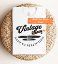 50th Birthday Gift Ideas For Him 50th Birthday T Shirt Custom Birthday Shirt Bday Present Vintage Aged to perfection limited edition Tee Graphic Tee – Premium Graphic · Great Gift For Fans