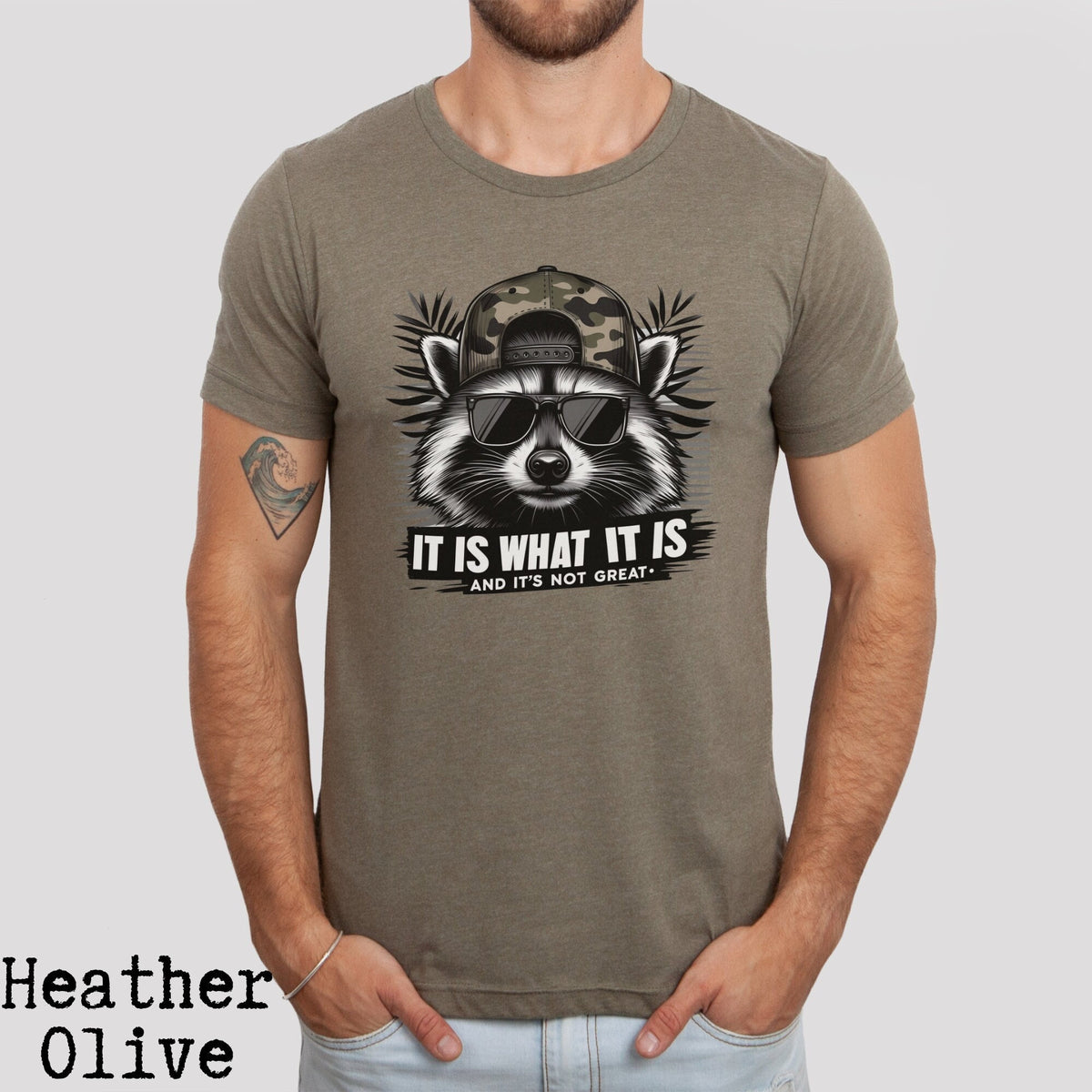 It Is What It Is And It Is Not Great Shirt Raccoon Shirt Funny Raccoon Meme Shirt Trash Panda Shirt Raccoon Gift Funny Shirt Graphic Tee – Premium Graphic · High-Quality Print