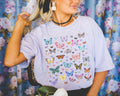 Cute Whimsigoth Butterfly Tee Shirt for Spring or Summer Colorful Retro Aesthetic TShirt with 90s Vibe Garden Lover Gift with Butterflies Graphic Tee – Bold Style · Top Pick For Any Outfit