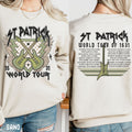 St Patrick World Tour Sweater St Patricks Day Shirt Guitar St Pattys Day Sweater Irish Sweatshirt St Patricks Shirt Rock Music Sweater Sweatshirt – Everyday Comfort · Perfect For Daily Wear