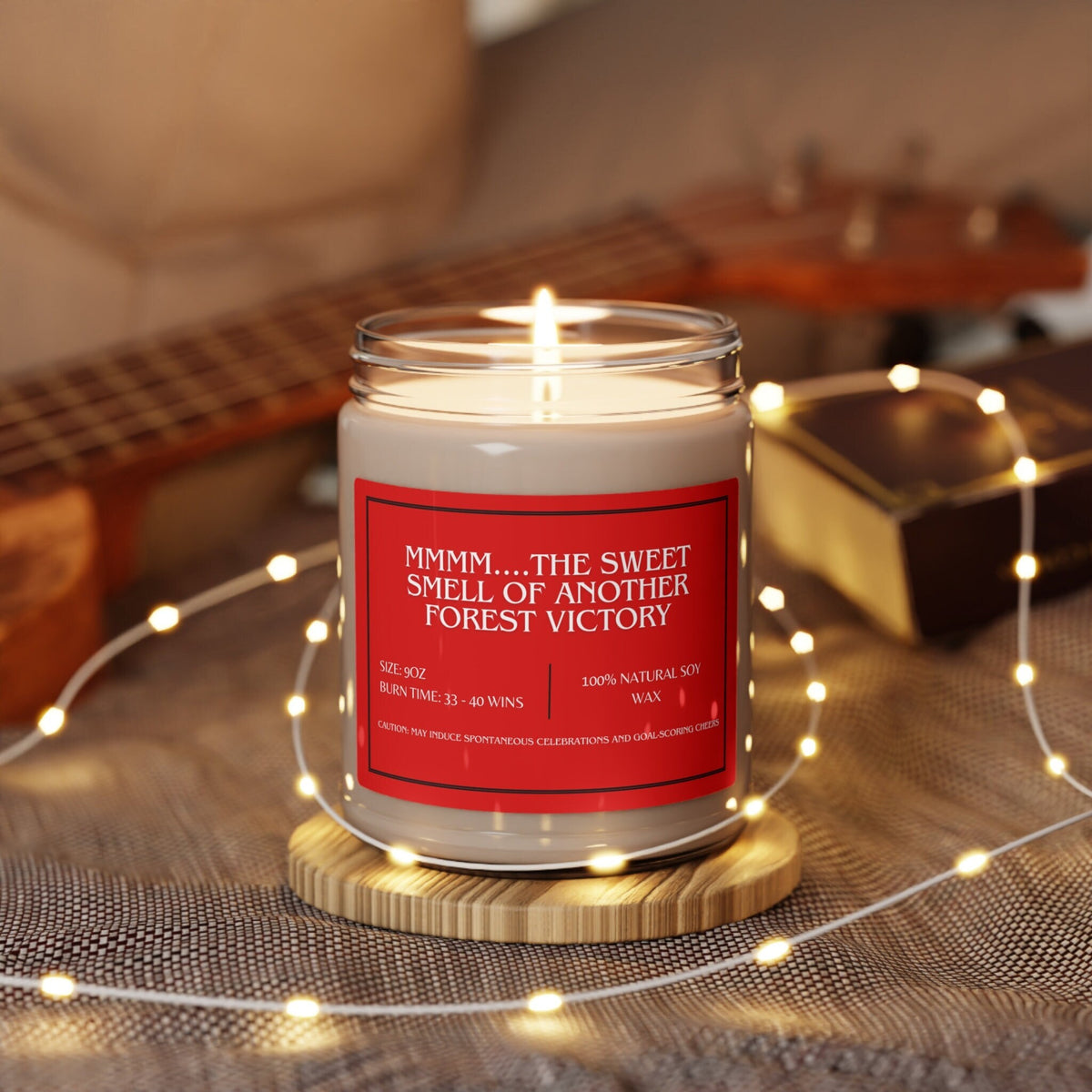 Smells Like A Win Candle Nottingham Forest Premier League Scented Candle Nottingham Soccer Gift Game Day Candle for him Birthday Gifts Graphic Tee – Soft Feel · Great Gift For Fans