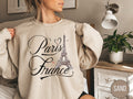 Paris France Sweatshirt France Crewneck Moving to Paris Gift Paris Travel Gift Paris Eiffel Souvenir Paris Honeymoon Bonjour Sweater Sweatshirt – Premium Graphic · Great Gift For Fans