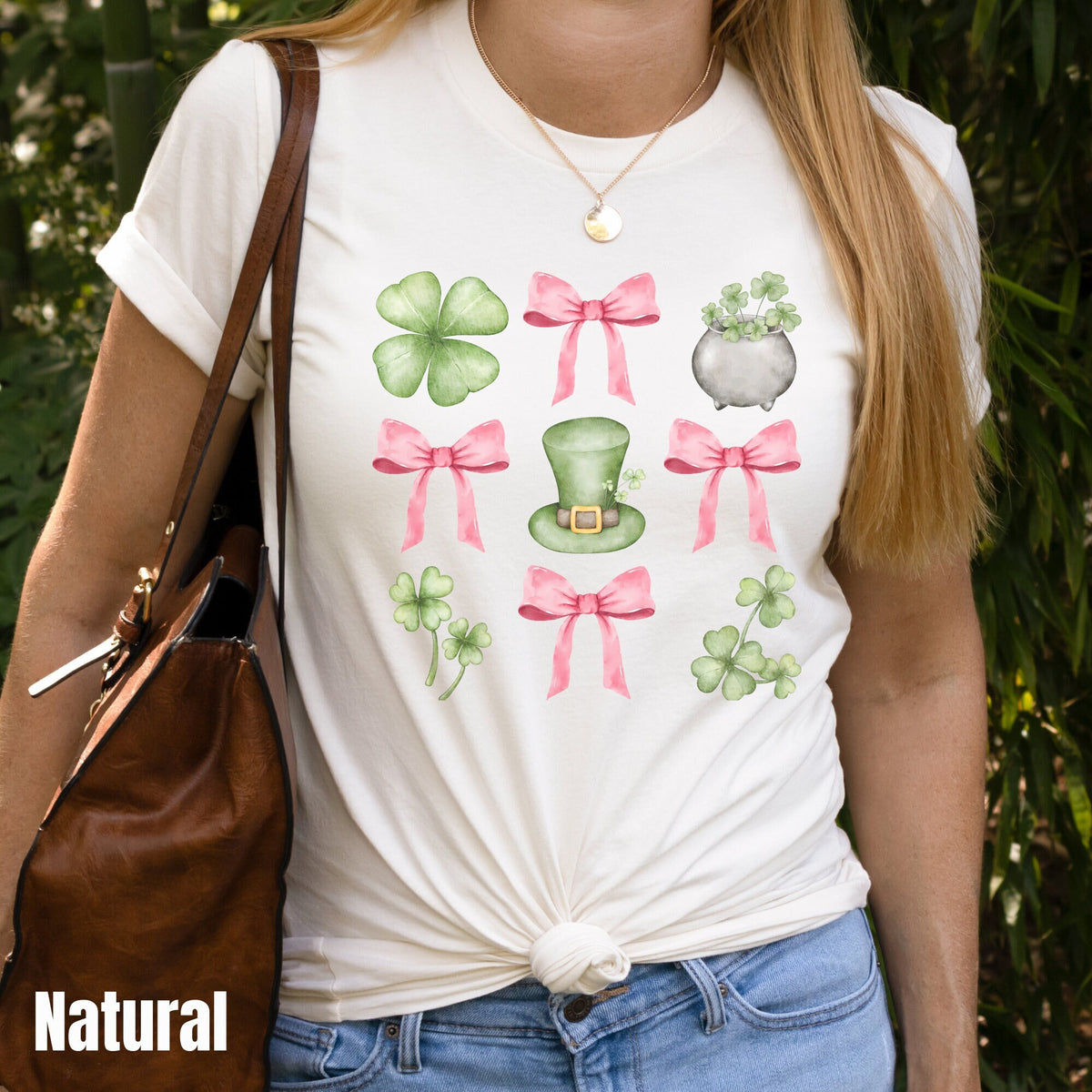 Coquette St Patricks Day Shirt Pink Bow St Pattys Day Shirt Irish Sweater Shamrock Shirt St Patricks Shirt Ireland Tee Soft Girl Era Graphic Tee – Premium Graphic · Must-Have Style