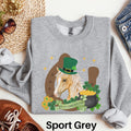 Horse St Patricks Day Sweatshirt Cowgirl St Pattys Sweater Horse Lover Shirt Western St Patricks Day Sweater Country Sweatshirt Sweatshirt – Everyday Comfort · High-Quality Print