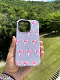 Soft Pink Coquette Phone Case Bow Phone Case Soft Girl Aesthetic compatible with iPhone 16 15 14 13 Pro Pink case Coquette Aesthetic Graphic Tee – Warm & Stylish · Great Gift For Fans