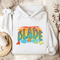 Retro Sunset Blade hoodie groovy rollerskate pullover Skate gift for him birthday gift for dad roller blade jacket roller blade girl Hoodie – Aesthetic Look · Great Gift For Fans