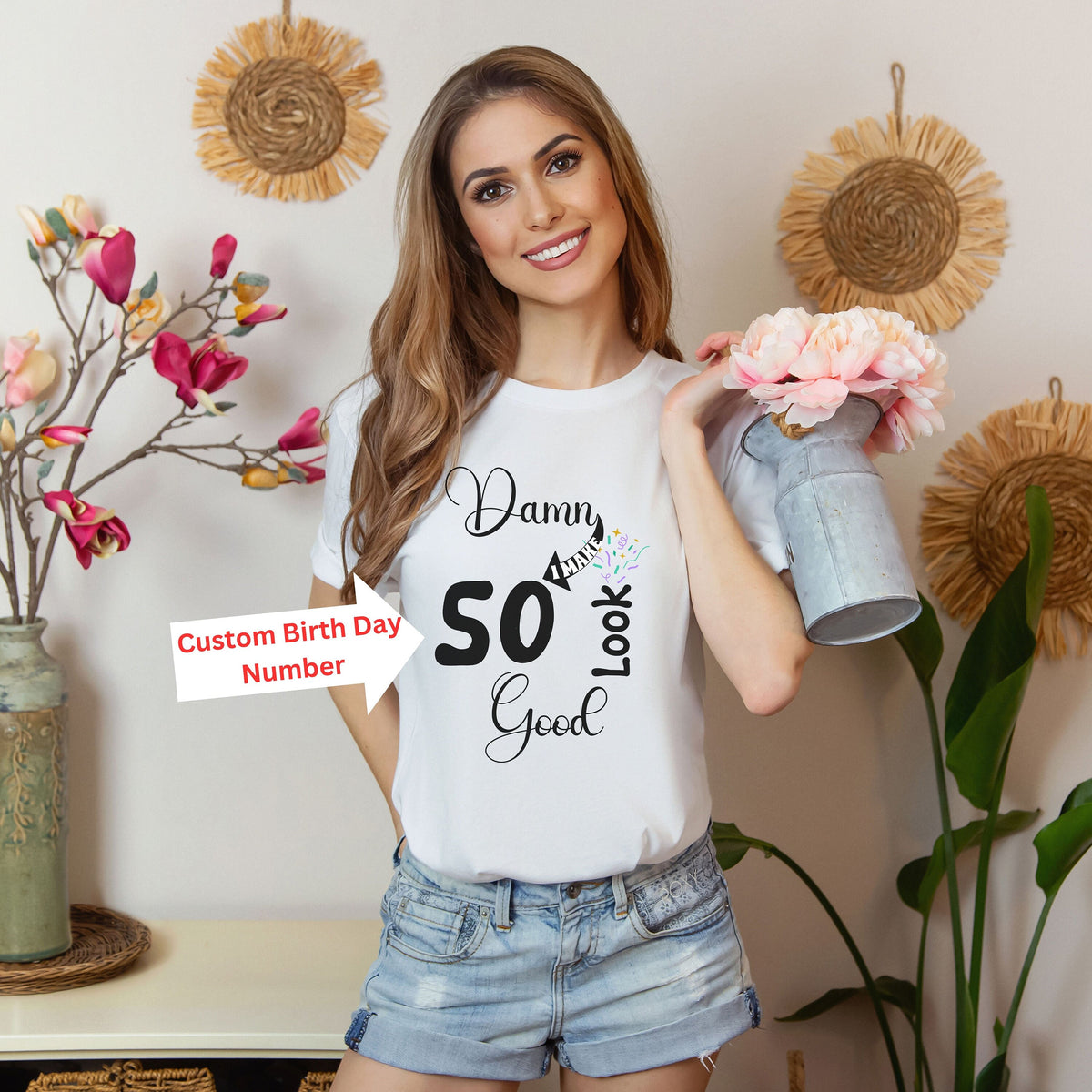 Personalized Birthday Shirt custom gift for birthday 50th birth day gift 25 birth day tee 70th birthday day tshirt Graphic Tee – Warm & Stylish · Top Pick For Any Outfit