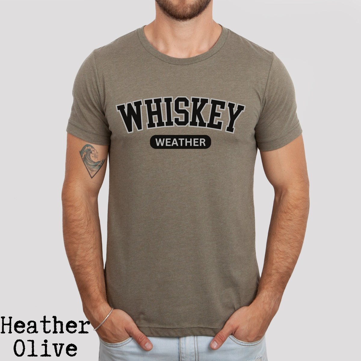 Whiskey Weather Shirt Whiskey Shirt Autumn Favorites Whiskey Drinker Mens Fall Season Tshirt Bourbon Lover Gift Whiskey Lover Gift Graphic Tee – Soft Feel · Perfect For Daily Wear