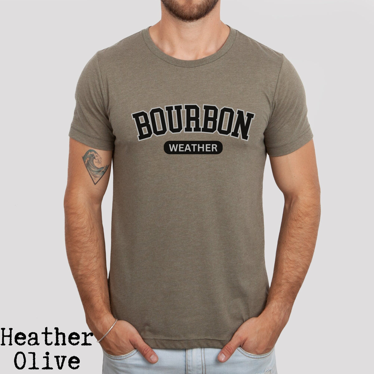 Bourbon Weather Shirt Bourbon Shirt Autumn Favorites Bourbon Drinker Mens Fall Season Tshirt Bourbon Lover Gift Whiskey Lover Gift Graphic Tee – Warm & Stylish · Perfect For Daily Wear