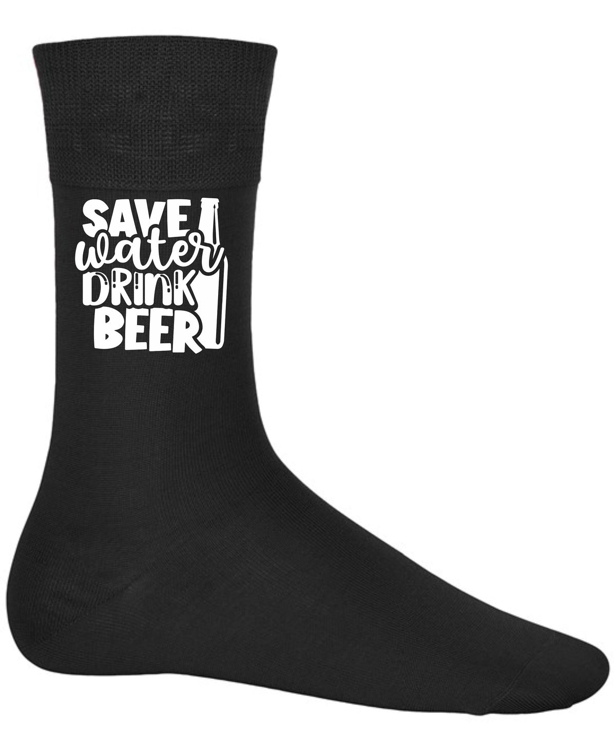 Fathers Day Gifts Novelty Socks For Men Mens Footwear Birthday Gifts For Dad Save Water Drink Beer Graphic Tee – Feel-Good Design · Must-Have Style