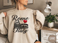 Rome Italy Sweatshirt Rome Italy Crewneck Rome Sweater Italy Sweatshirt Italy Vacation Shirt Euro Trip Group Shirt Italy Trip Roma tee Sweatshirt – Aesthetic Look · Great Gift For Fans