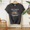 2024 Retirement Shirt Not My Problem Anymore Retirement Gift New Retired Shirt Happy Retirement Tshirt Retired Shirt Retirement Shirt Graphic Tee – Easygoing Wear · Perfect For Daily Wear
