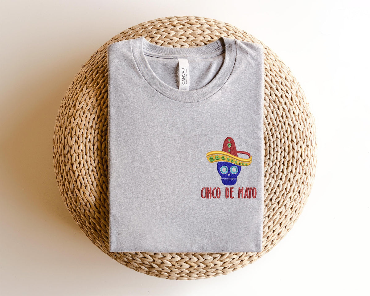 Happy Cinco De Mayo Embroidery ShirtSkull Fiesta Embroidery ShirtCinco De Mayo Fiesta Embroidery ShirtMexico Embroidery Shirt Graphic Tee – Premium Graphic · Top Pick For Any Outfit