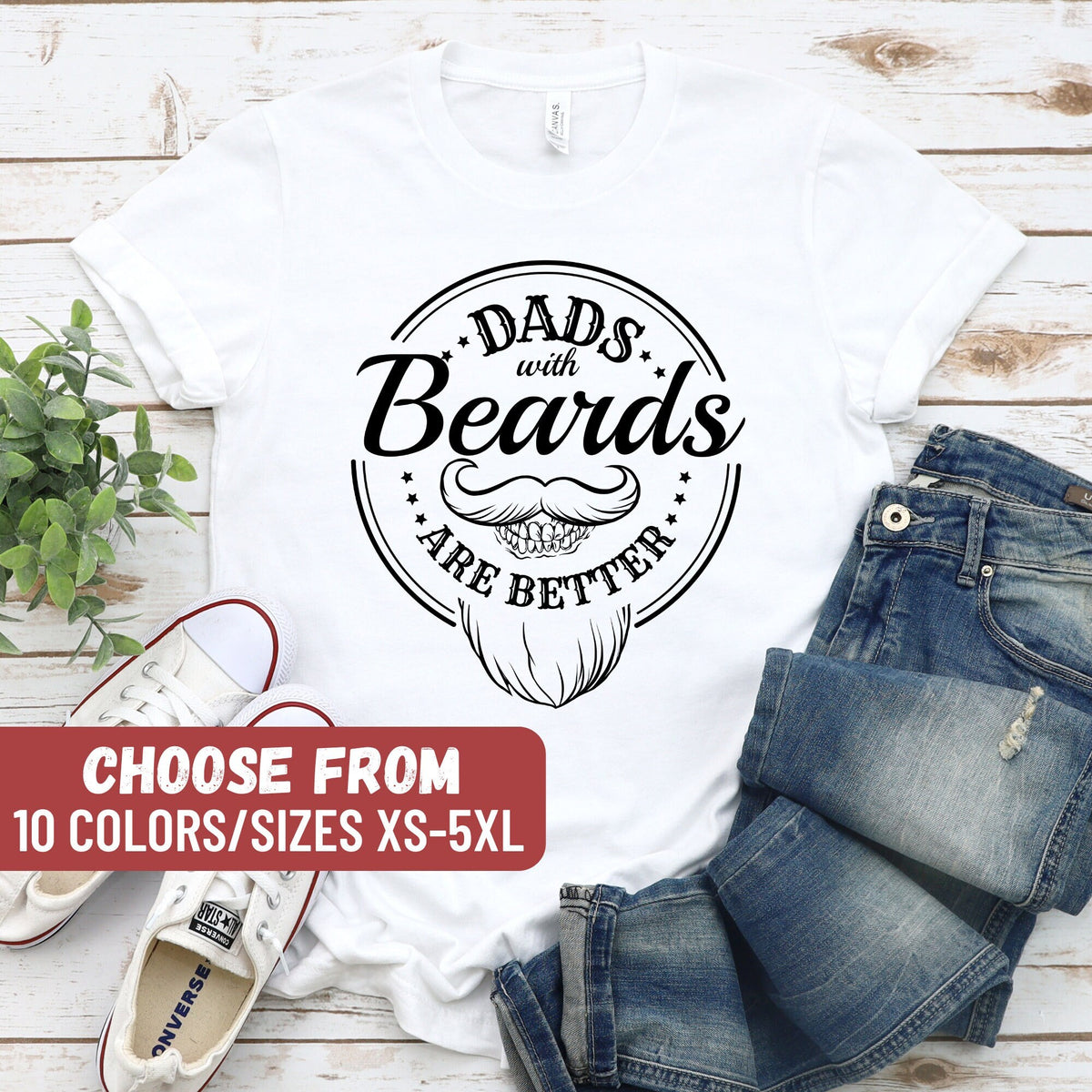 Funny Dad Shirt Fathers Day Gift Gift For Dad Dad Tees Dad Gift Fathers Day Shirt Funny Dad Gift Dads With Beards Are Better TShirt Graphic Tee – Premium Graphic · Must-Have Style