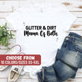 Mom Shirt Mom Tees Mother Gift Mom Gift Womens Shirt Mom Graphic Tees Cute Mom Shirt Glitter And Dirt Mama Of Both TShirt Graphic Tee – Bold Style · Trending Graphic Apparel
