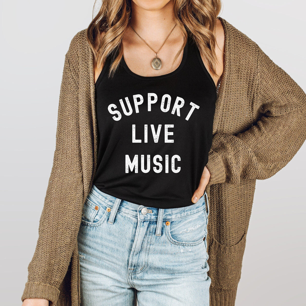 Support Live Music Tank Music Festival Tank Musician Tank Top Tank Top – Fan Favorite · Must-Have Style