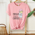 Coffee Shirt Funny Coffee Shirt Coffee Lover Gift Coffee Lover Shirt Coffee Addict Shirt Coffee Gift Frog Shirt Frog Lover Gift Graphic Tee – Cozy Vibes · Great Gift For Fans