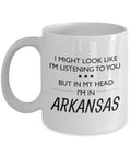 Funny Arkansas Gift Arkansas Coffee Mug Arkansas Lover Mug I Might Look Like I39m Listening To You Graphic Tee – Premium Graphic · High-Quality Print