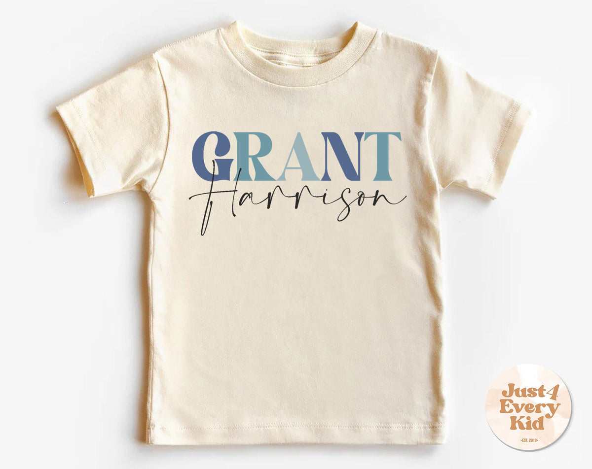Personalized Boys Name Toddler Shirt Cute Custom Natural Kids Shirt Personalized Kids Shirt Custom Toddler Retro T Shirt Name Kids Tee Graphic Tee – Bold Style · Trending Graphic Apparel