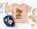 Bear Custom Toddler Shirt Cute Bear Kids Shirt Animal Kids Tee Custom Name Toddler Shirt Personalized Natural Kids Shirt Baby Bodysuit Graphic Tee – Easygoing Wear · Great Gift For Fans