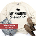 Gift For Book Lover Funny Book Sweater Book Shirts Womens Crewneck Sweatshirt Librarian Shirt My Reading Sweatshirt Sweatshirt Sweatshirt – Premium Graphic · Must-Have Style