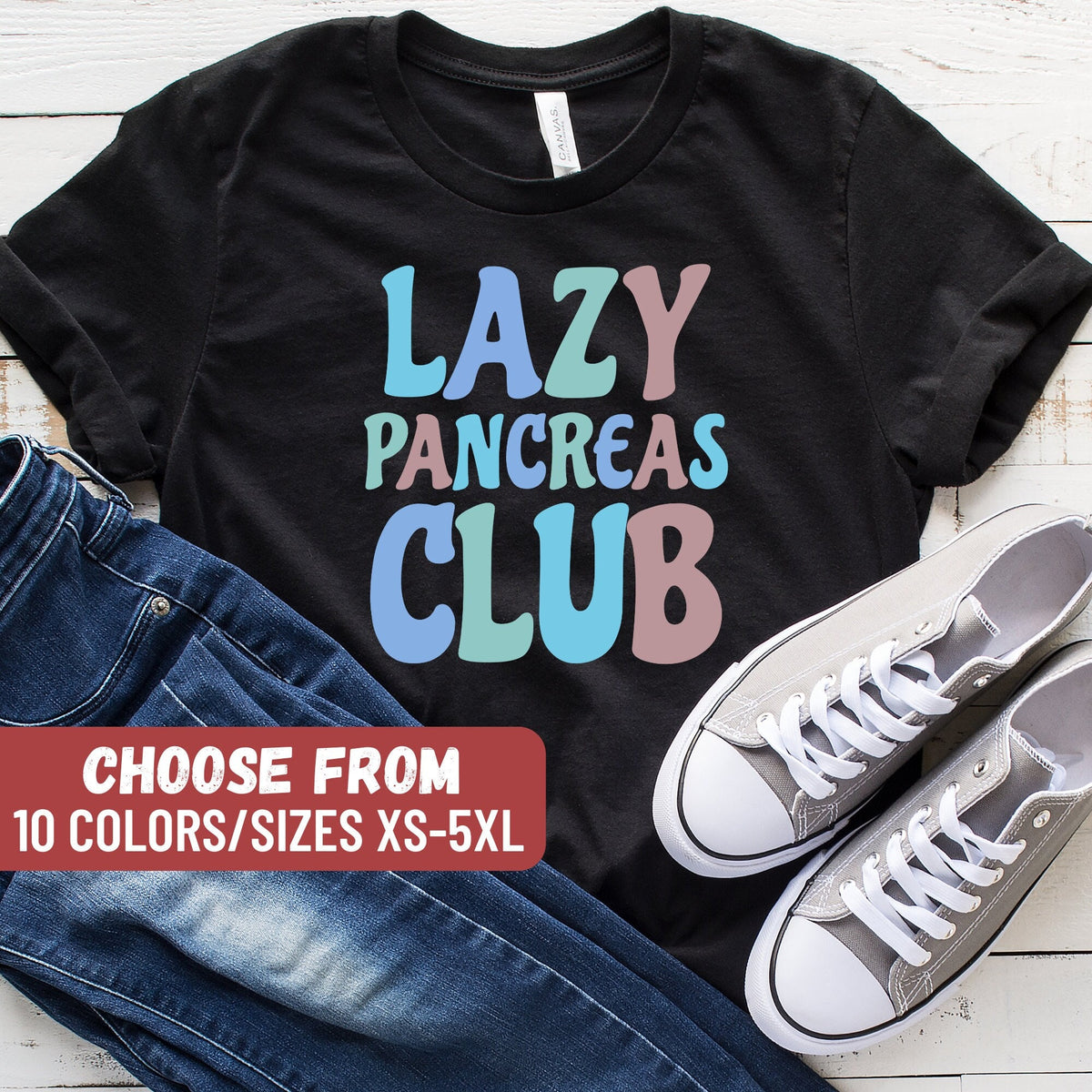 Funny Pancreas Shirt Diabetic Shirt Diabetes Shirt Insulin Shirt Shirt For Diabetic Diabetes Tees Lazy Pancreas Club TShirt Graphic Tee – Warm & Stylish · Top Pick For Any Outfit