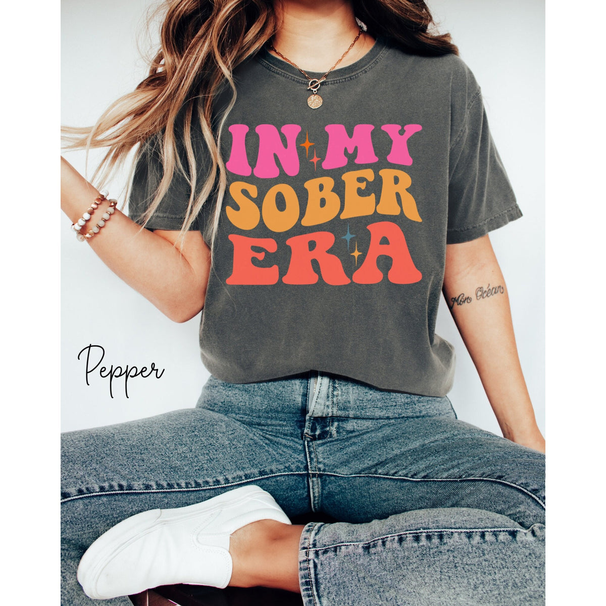 In My Sober Era Sobriety Shirt Sober Shirt Sobriety Gift Inspiration Recovery Shirt Recovery Gift Sober Gifts Sobriety Birthday Gift Graphic Tee – Premium Graphic · Must-Have Style