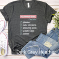 Planner Girl Checklist Shirt Planner Shirt Organization Shirt Monthly Planner Life Planner Pro Planner Daily Planner Weekly Planner Graphic Tee – Aesthetic Look · Top Pick For Any Outfit