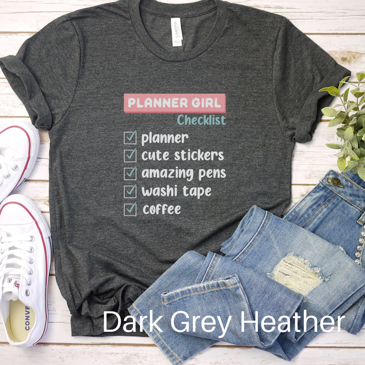 Planner Girl Checklist Shirt Planner Shirt Organization Shirt Monthly Planner Life Planner Pro Planner Daily Planner Weekly Planner Graphic Tee – Aesthetic Look · Top Pick For Any Outfit
