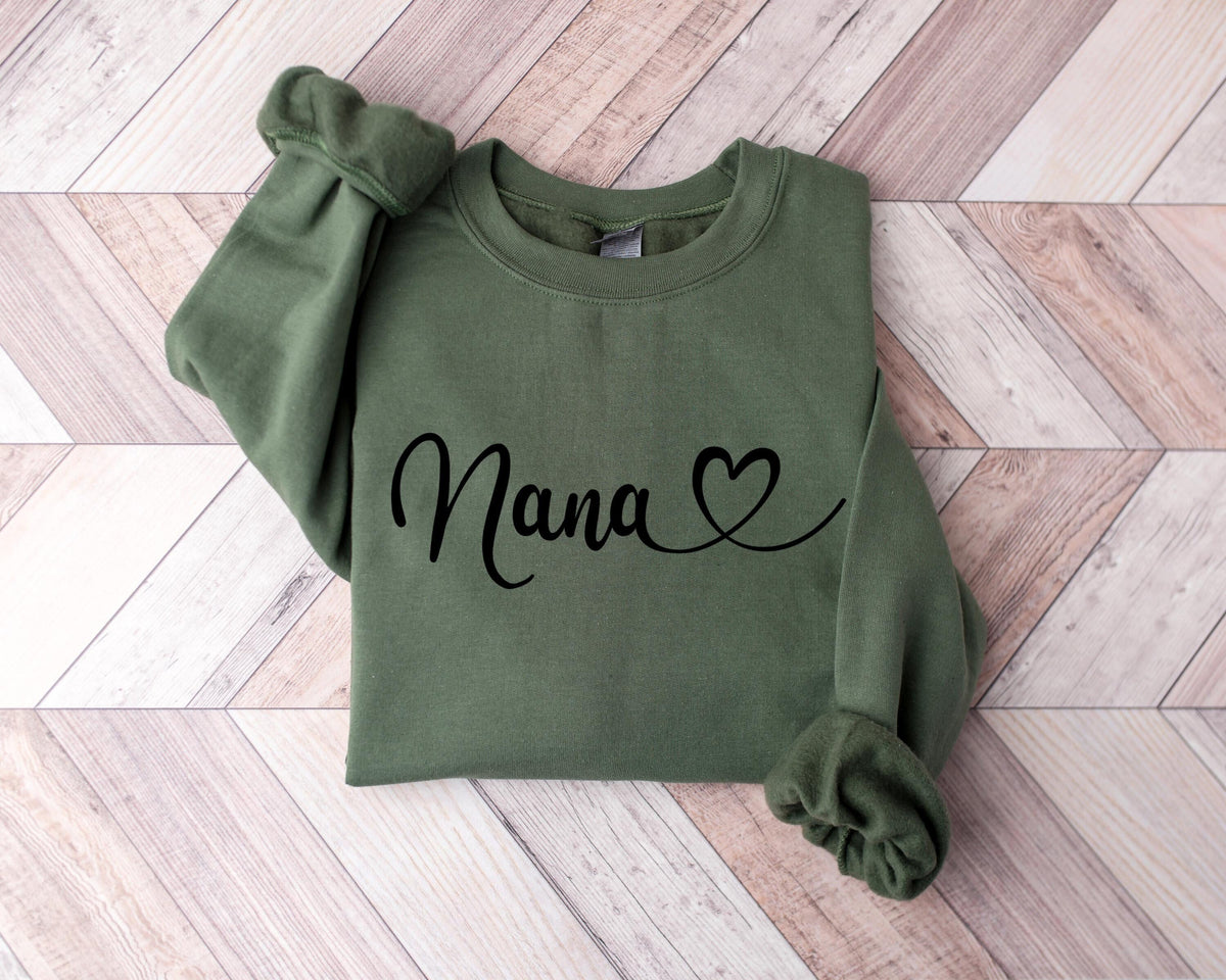 Nana SweatshirtNana TShirtCute Nana ShirtGift for NanaGrandma GiftGrandmother ShirtGrandma TeeMimi Gigi ShirtsNana Birthday Gift Sweatshirt – Warm & Stylish · Must-Have Style